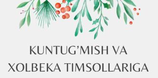 Kuntug’mish va Xolbeka timsollariga rejali isho