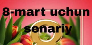 8-mart onajonlar bayrami ssenariysi