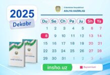 Konstitutsiya kuni munosabati bilan necha kun dam olamiz?